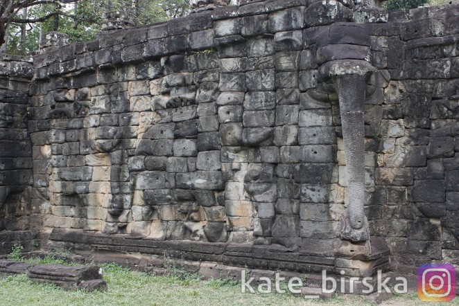 Терраса слонов, Ангкор, Сием Рип, Камбоджа