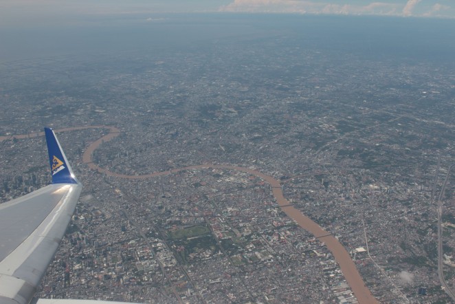 Бангкок из самолета