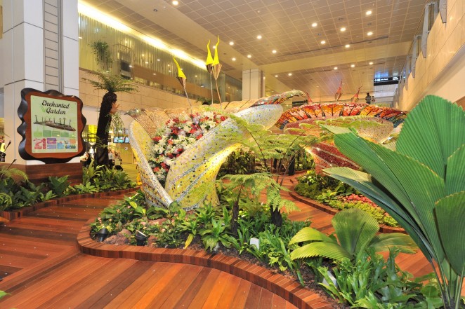 Сад орхидей, аэропорт Чанги, Сингапур