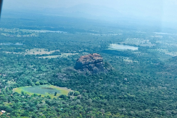 Сигирия с высоты, Шри-Ланка